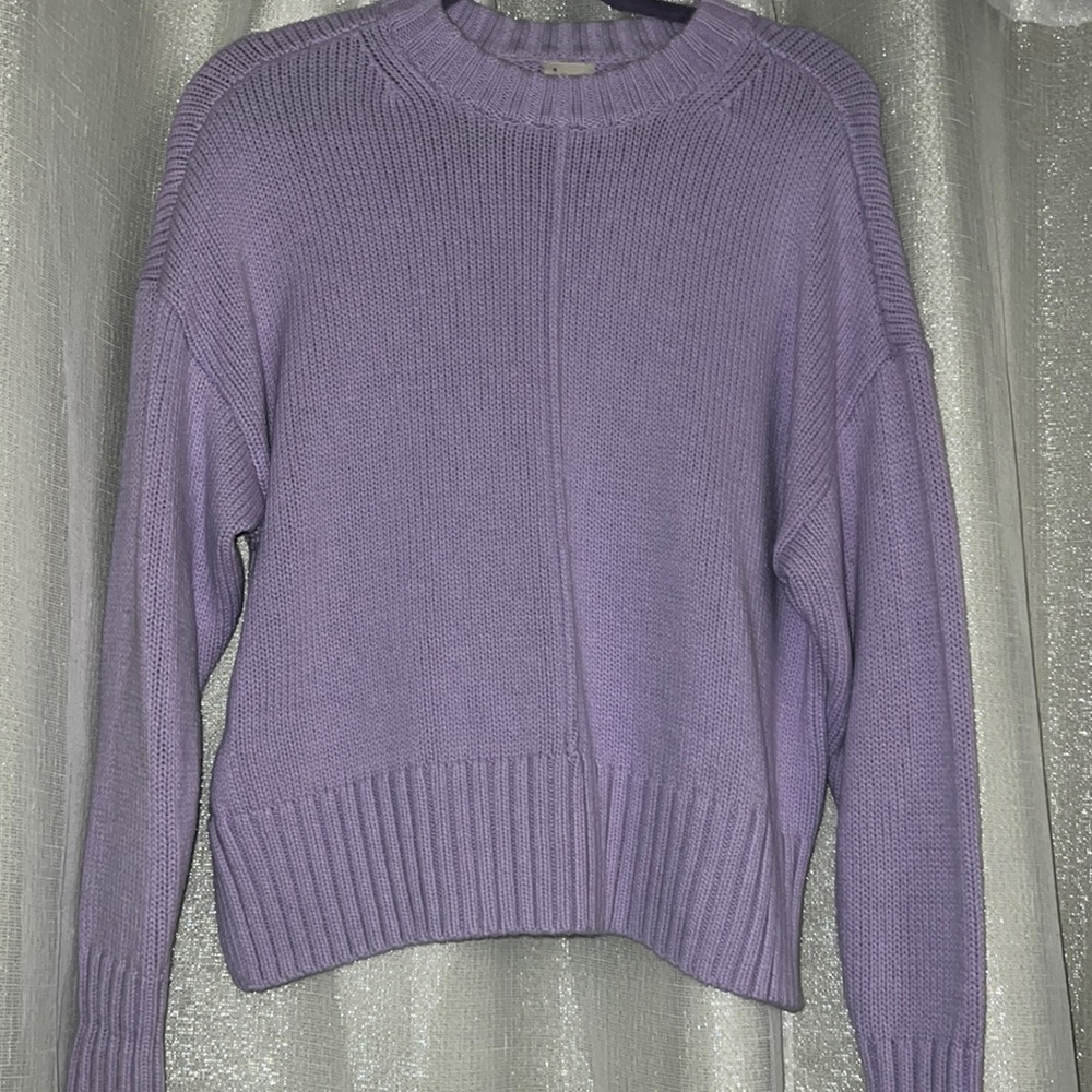 Lilac Knitted Sweatshirt